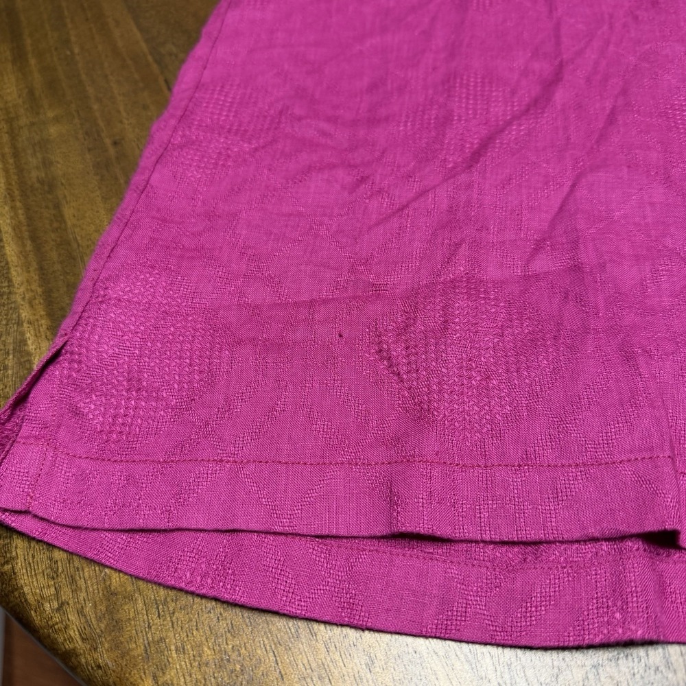 Tommy Bahama Anchors Aweigh Linen Button Down Shirt XL NEW Fuchsia Pink - Picture 2 of 11
